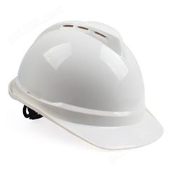 梅思安10146683白色ABS豪华型安全帽 ABS带透气孔帽壳一指键帽衬